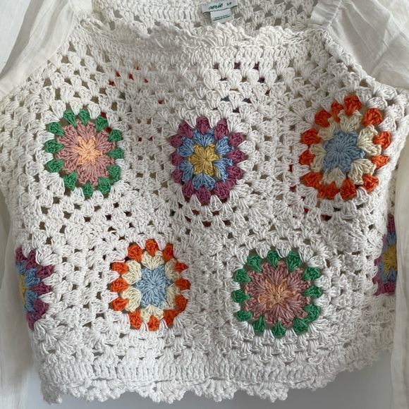 Brand new aerie crochet top size M - Picture 3 of 4